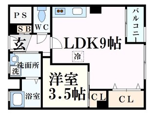 大桝マンションの物件間取画像